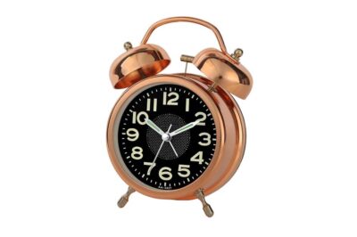 Wake Up with a Classic: Brass Vintage Twin Bell Alarm Clock