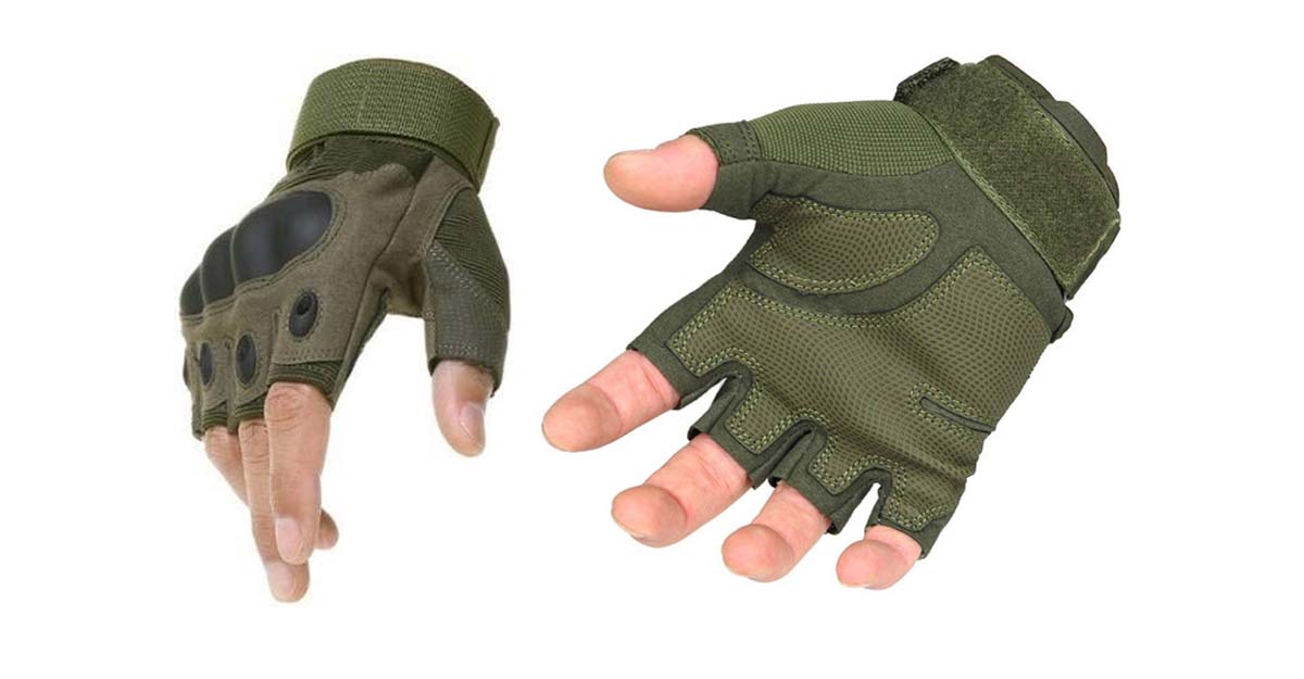 Up To 60% Off on Tactical Fingerless Gloves Ha