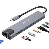 Ant Esports AEC810 8-in-1 USB Type C Docking Station 